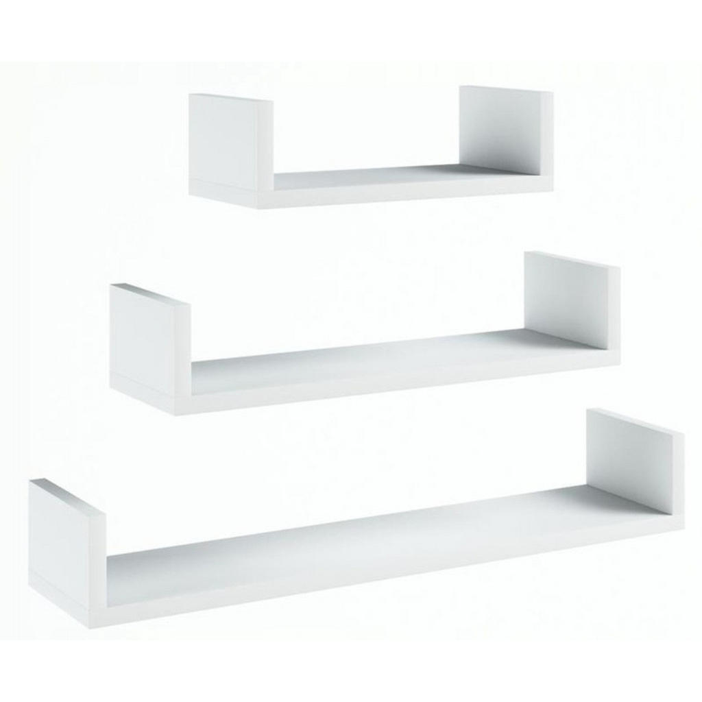 Matkam Möbel Wandregal, Weiß, Holzwerkstoff, 40x10x18 cm, Wohnzimmer, Regale, Wandregale von Matkam Möbel