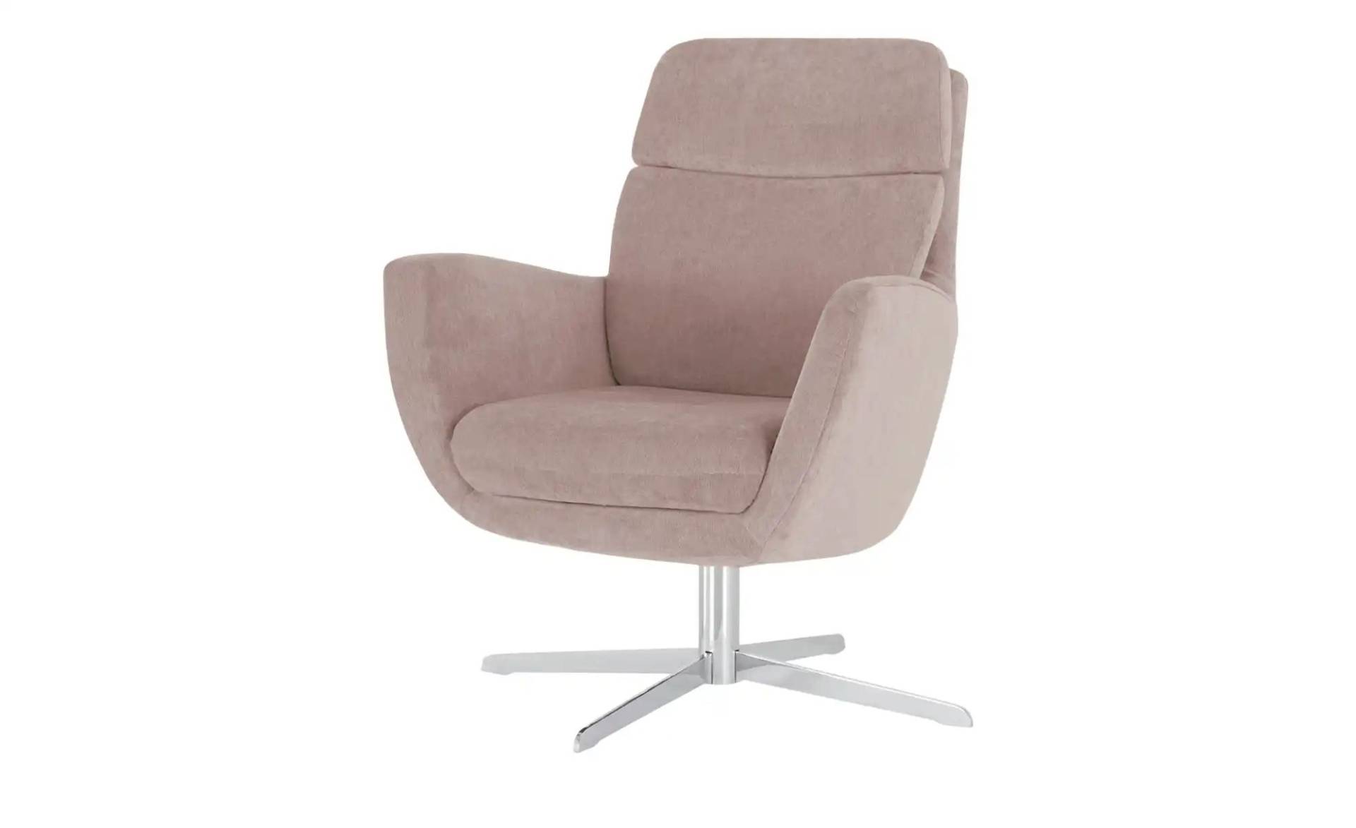 Max Schelling Drehsessel aus Mikrofaser Sierra ¦ rosa/pink ¦ Maße (cm): B: 76 H: 93 T: 79.0 Polstermöbel > Sessel > Drehsessel - Möbel Kraft