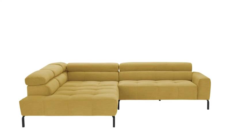 Max Schelling Ecksofa verstellbare Kopfteile MS Verve ¦ gelb ¦ Maße (cm): B: 311 H: 88 T: 219.0 Polstermöbel > Sofas > Ecksofas - Höffner