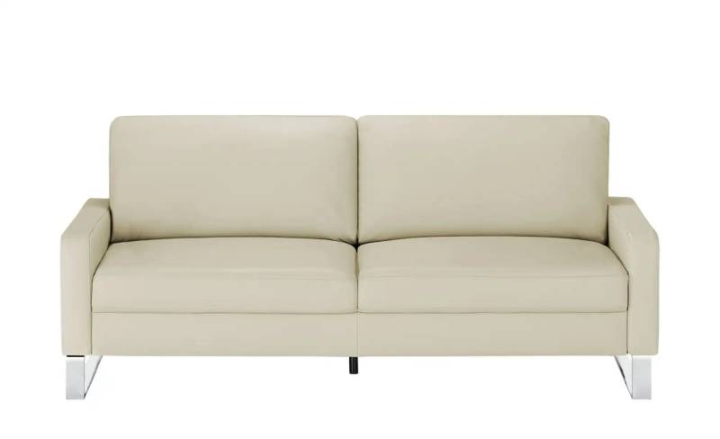 Max Schelling Einzelsofa aus Echtleder Maximum ¦ beige ¦ Maße (cm): B: 204 H: 86 T: 97.0 Polstermöbel > Sofas > 3-Sitzer - Höffner