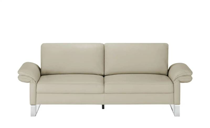 Max Schelling Einzelsofa aus Echtleder Maximum ¦ creme ¦ Maße (cm): B: 214 H: 86 T: 97.0 Polstermöbel > Sofas > 2-Sitzer - Höffner