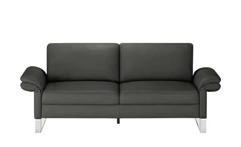 Max Schelling Einzelsofa aus Echtleder Maximum ¦ grau ¦ Maße (cm): B: 194 H: 86 T: 97.0 Polstermöbel > Sofas > 2-Sitzer - Möbel Kraft