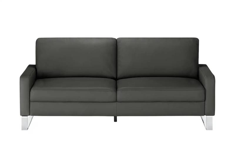 Max Schelling Einzelsofa aus Echtleder Maximum ¦ grau ¦ Maße (cm): B: 204 H: 86 T: 97.0 Polstermöbel > Sofas > 3-Sitzer - Höffner