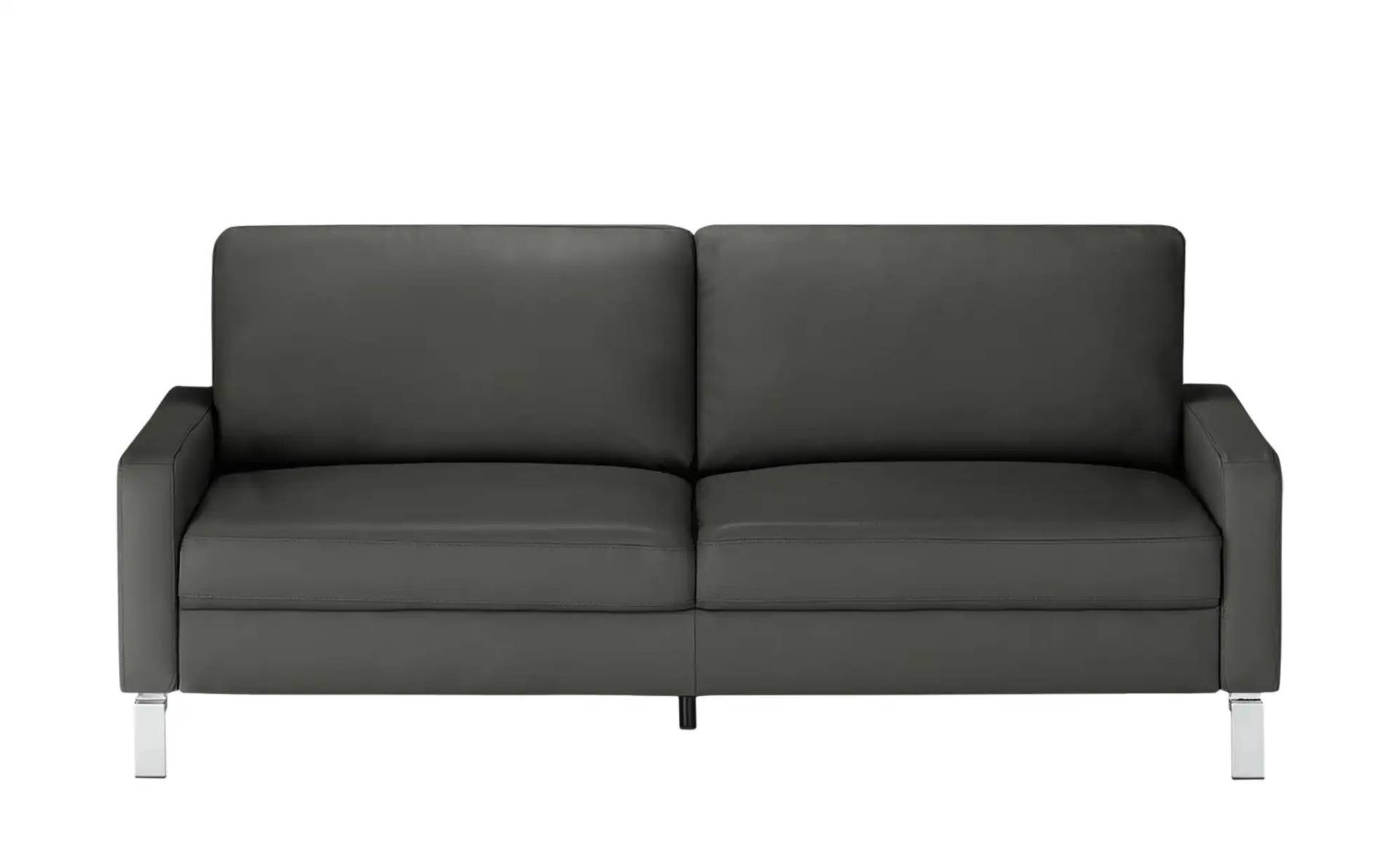 Max Schelling Einzelsofa aus Echtleder Maximum ¦ grau ¦ Maße (cm): B: 204 H: 86 T: 97.0 Polstermöbel > Sofas > 3-Sitzer - Höffner