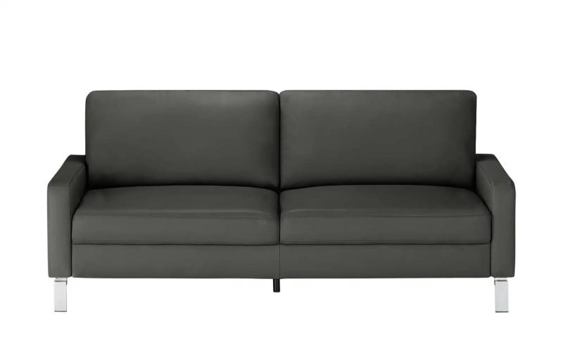 Max Schelling Einzelsofa aus Echtleder Maximum ¦ grau ¦ Maße (cm): B: 204 H: 86 T: 97.0 Polstermöbel > Sofas > 3-Sitzer - Höffner