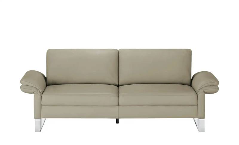 Max Schelling Einzelsofa aus Echtleder Maximum ¦ grau ¦ Maße (cm): B: 214 H: 86 T: 97.0 Polstermöbel > Sofas > 2-Sitzer - Höffner