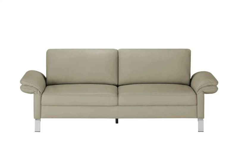 Max Schelling Einzelsofa aus Echtleder Maximum ¦ grau ¦ Maße (cm): B: 214 H: 86 T: 97.0 Polstermöbel > Sofas > 2-Sitzer - Höffner