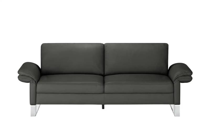 Max Schelling Einzelsofa aus Echtleder Maximum ¦ grau ¦ Maße (cm): B: 214 H: 86 T: 97.0 Polstermöbel > Sofas > 2-Sitzer - Höffner