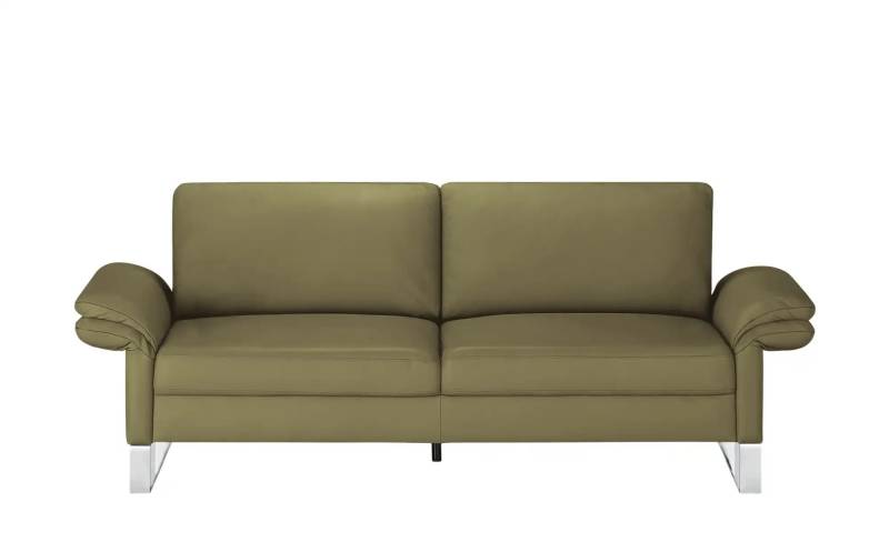 Max Schelling Einzelsofa aus Echtleder Maximum ¦ grün ¦ Maße (cm): B: 234 H: 86 T: 97.0 Polstermöbel > Sofas > 3-Sitzer - Möbel Kraft