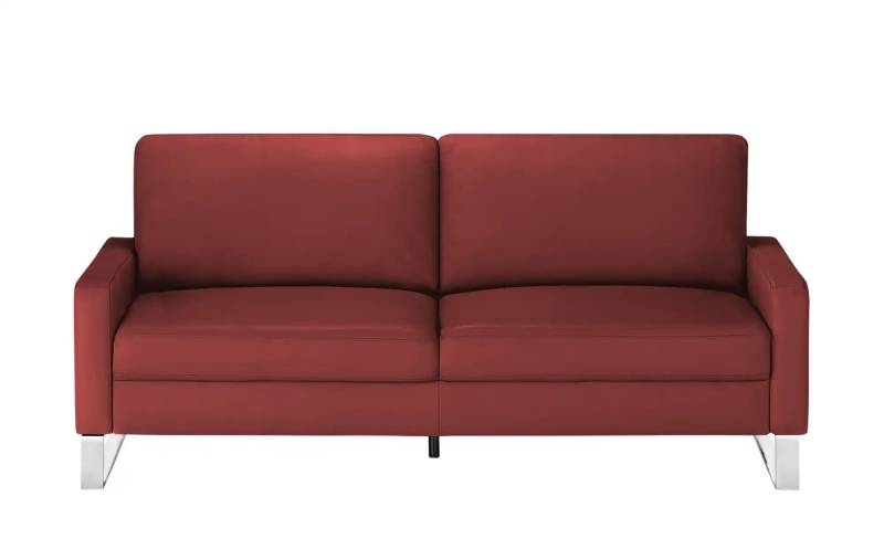 Max Schelling Einzelsofa aus Echtleder Maximum ¦ rot ¦ Maße (cm): B: 164 H: 86 T: 97.0 Polstermöbel > Sofas > 2-Sitzer - Höffner