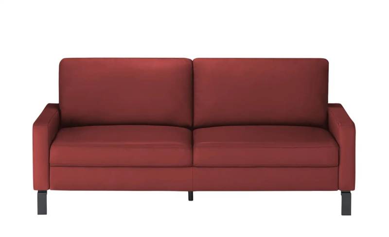 Max Schelling Einzelsofa aus Echtleder Maximum ¦ rot ¦ Maße (cm): B: 184 H: 86 T: 97.0 Polstermöbel > Sofas > 2-Sitzer - Möbel Kraft