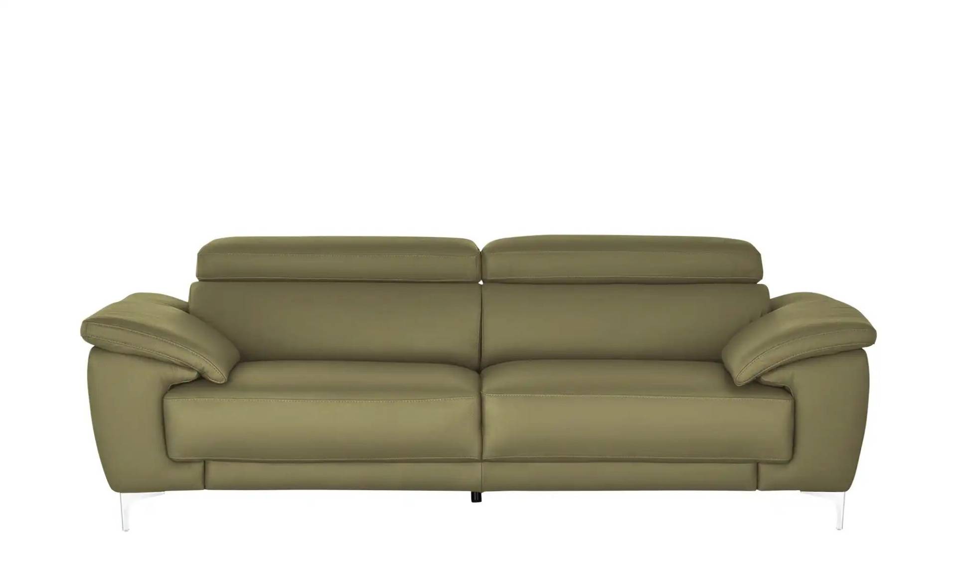Max Schelling Einzelsofa aus Echtleder Vita ¦ grün ¦ Maße (cm): B: 236 H: 93 T: 105.0 Polstermöbel > Sofas > 3-Sitzer - Möbel Kraft