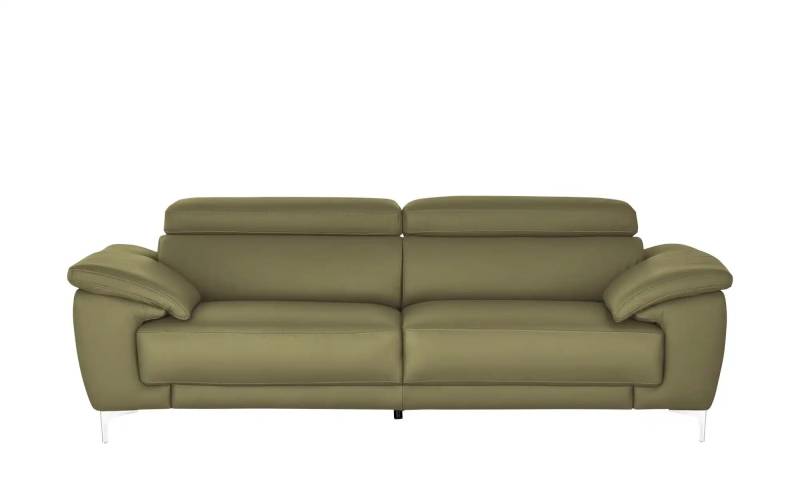 Max Schelling Einzelsofa aus Echtleder Vita ¦ grün ¦ Maße (cm): B: 236 H: 93 T: 105.0 Polstermöbel > Sofas > 3-Sitzer - Möbel Kraft