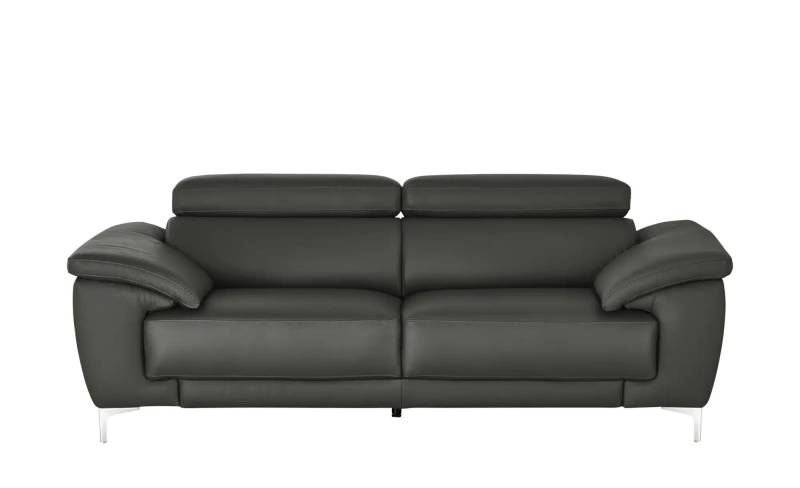 Max Schelling Einzelsofa aus Echtleder Vita ¦ grau ¦ Maße (cm): B: 196 H: 93 T: 102.0 Polstermöbel > Sofas > 2-Sitzer - Höffner