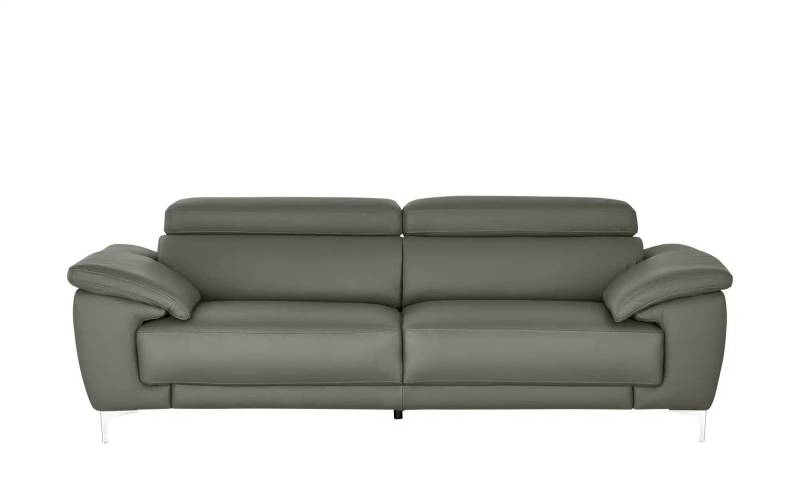 Max Schelling Einzelsofa aus Echtleder Vita ¦ grau ¦ Maße (cm): B: 236 H: 93 T: 105.0 Polstermöbel > Sofas > 3-Sitzer - Höffner