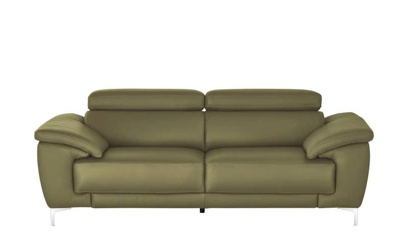 Max Schelling Einzelsofa aus Echtleder Vita ¦ grün ¦ Maße (cm): B: 216 H: 93 T: 105.0 Polstermöbel > Sofas > 2-Sitzer - Höffner