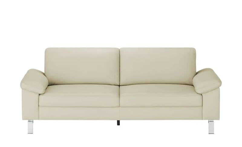 Max Schelling Ledersofa aus Echtleder Maximum ¦ beige ¦ Maße (cm): B: 224 H: 86 T: 97.0 Polstermöbel > Sofas > 3-Sitzer - Höffner