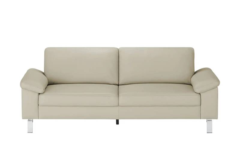 Max Schelling Ledersofa aus Echtleder Maximum ¦ creme ¦ Maße (cm): B: 224 H: 86 T: 97.0 Polstermöbel > Sofas > 3-Sitzer - Höffner