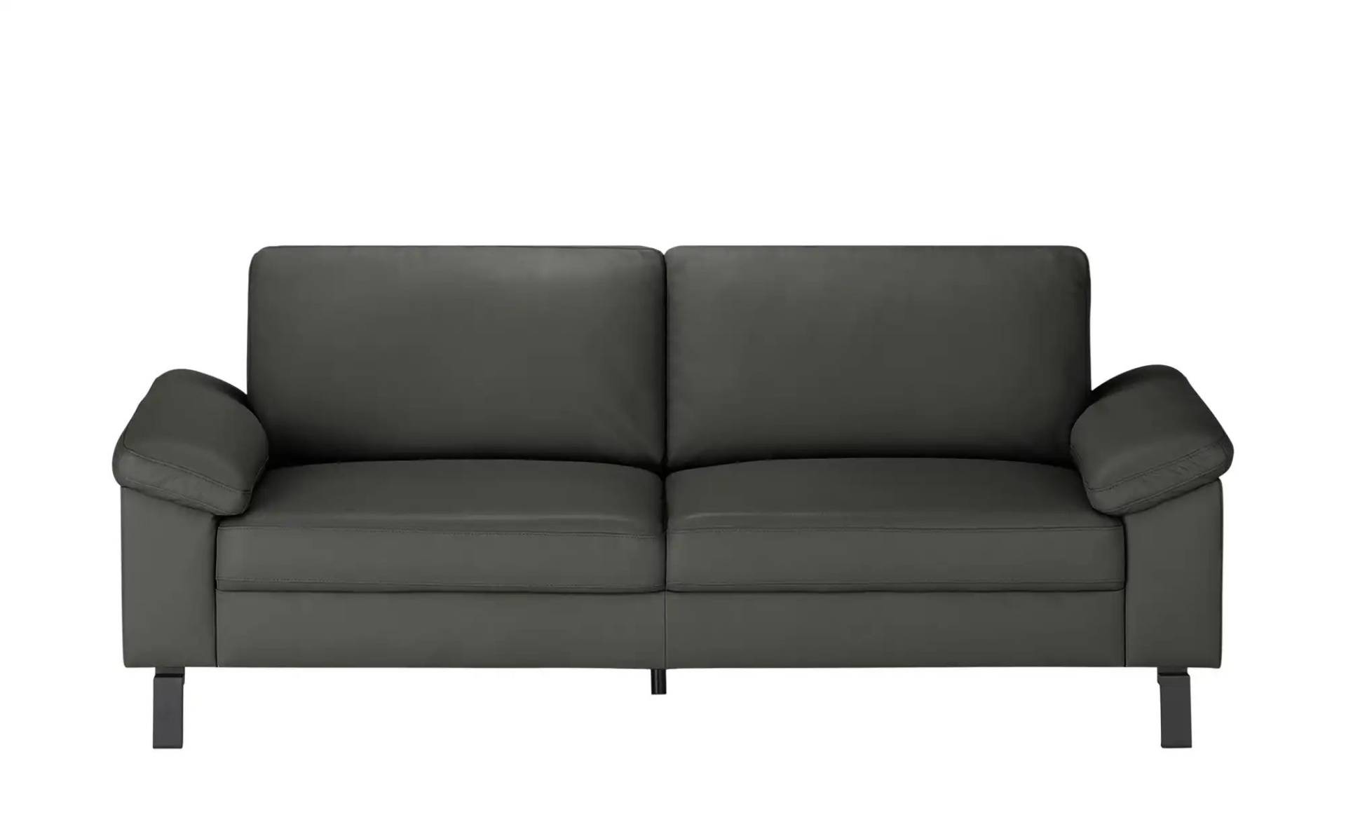 Max Schelling Ledersofa aus Echtleder Maximum ¦ grau ¦ Maße (cm): B: 204 H: 86 T: 97.0 Polstermöbel > Sofas > 2-Sitzer - Höffner