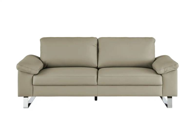 Max Schelling Ledersofa aus Echtleder Maximum ¦ grau ¦ Maße (cm): B: 204 H: 86 T: 97.0 Polstermöbel > Sofas > 2-Sitzer - Möbel Kraft