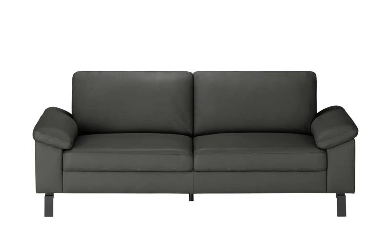 Max Schelling Ledersofa aus Echtleder Maximum ¦ grau ¦ Maße (cm): B: 204 H: 86 T: 97.0 Polstermöbel > Sofas > 2-Sitzer - Möbel Kraft
