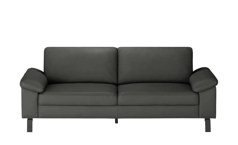Max Schelling Ledersofa aus Echtleder Maximum ¦ grau ¦ Maße (cm): B: 224 H: 86 T: 97.0 Polstermöbel > Sofas > 3-Sitzer - Höffner