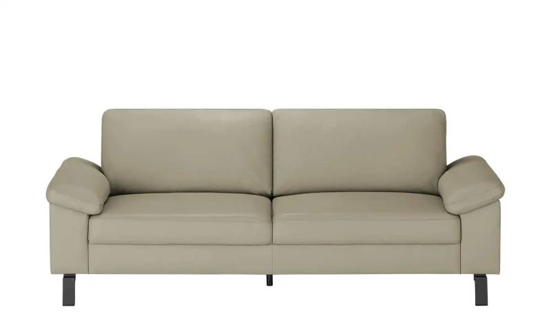 Max Schelling Ledersofa aus Echtleder Maximum ¦ grau ¦ Maße (cm): B: 224 H: 86 T: 97.0 Polstermöbel > Sofas > 3-Sitzer - Höffner