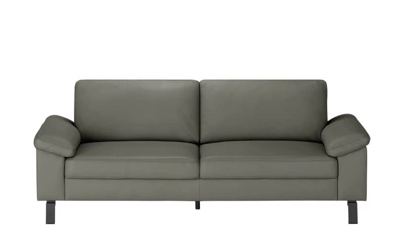 Max Schelling Ledersofa aus Echtleder Maximum ¦ grau ¦ Maße (cm): B: 224 H: 86 T: 97 Polstermöbel > Sofas > 3-Sitzer - Höffner