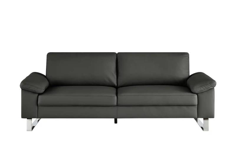 Max Schelling Ledersofa aus Echtleder Maximum ¦ grau ¦ Maße (cm): B: 224 H: 86 T: 97.0 Polstermöbel > Sofas > 3-Sitzer - Möbel Kraft