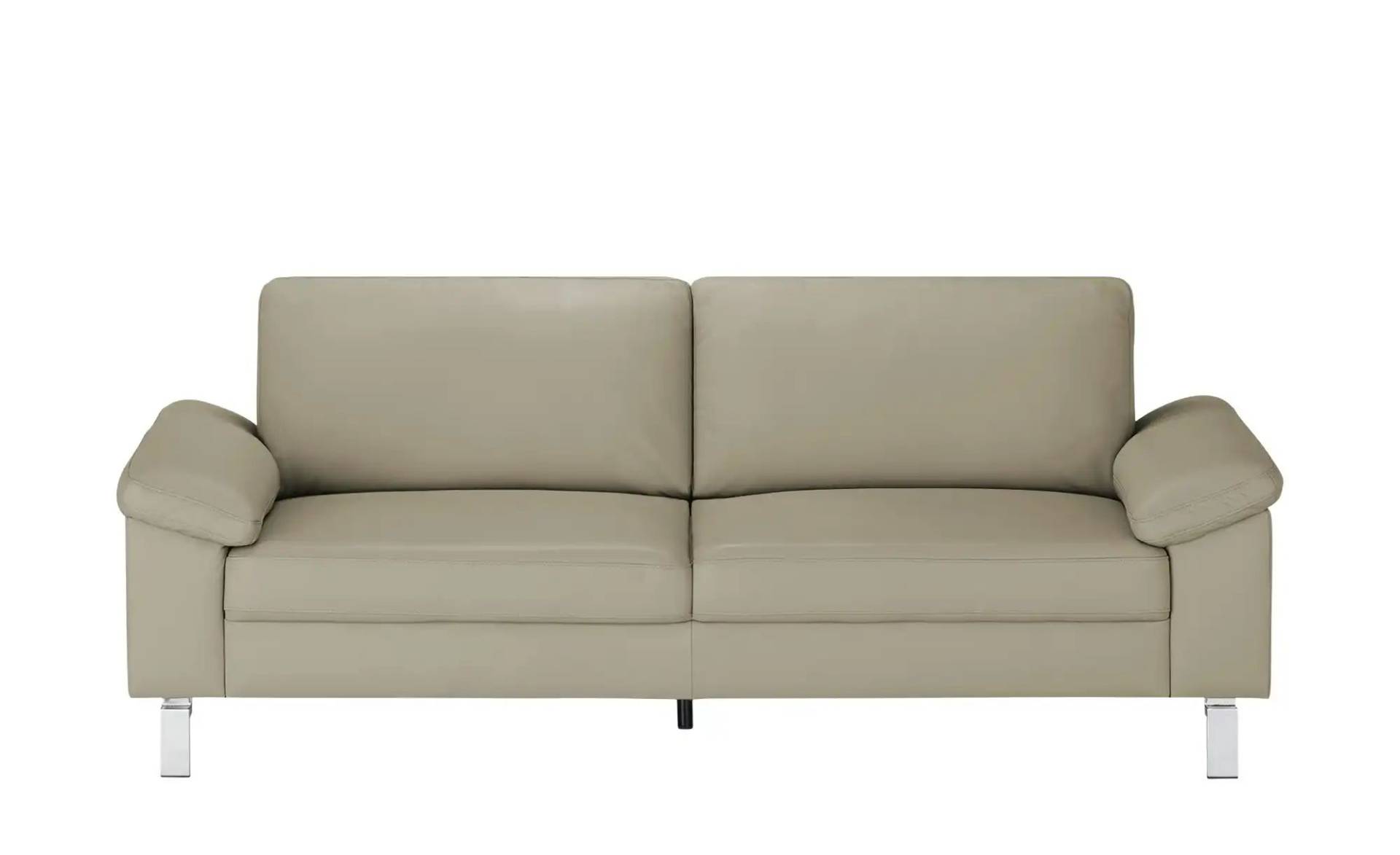 Max Schelling Ledersofa  Maximum ¦ grau ¦ Maße (cm): B: 224 H: 86 T: 97 Polstermöbel > Sofas > 3-Sitzer - Möbel Kraft