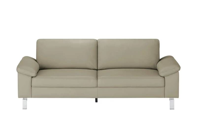 Max Schelling Ledersofa aus Echtleder Maximum ¦ grau ¦ Maße (cm): B: 224 H: 86 T: 97.0 Polstermöbel > Sofas > 3-Sitzer - Möbel Kraft