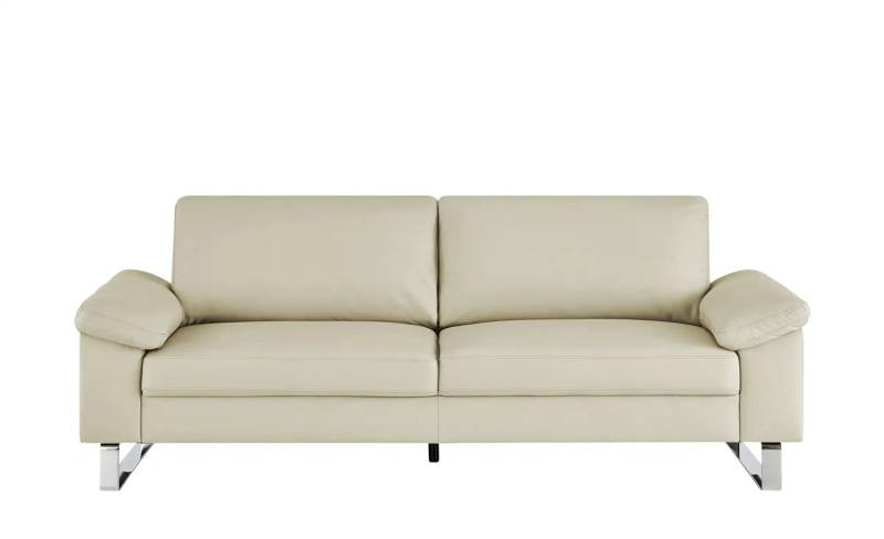 Max Schelling Ledersofa aus Echtleder Maximum ¦ beige ¦ Maße (cm): B: 224 H: 86 T: 97.0 Polstermöbel > Sofas > 3-Sitzer - Höffner