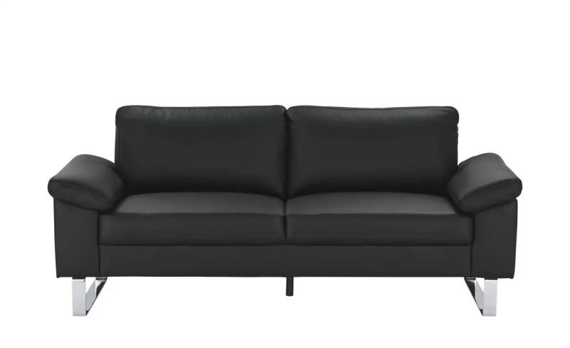 Max Schelling Ledersofa aus Echtleder Maximum ¦ schwarz ¦ Maße (cm): B: 204 H: 89 T: 97.0 Polstermöbel > Sofas > 2-Sitzer - Möbel Kraft