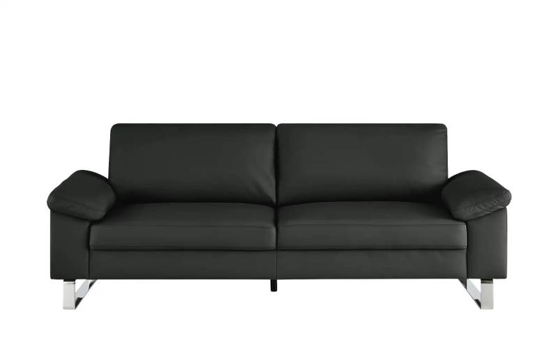 Max Schelling Ledersofa aus Echtleder Maximum ¦ schwarz ¦ Maße (cm): B: 224 H: 89 T: 97.0 Polstermöbel > Sofas > 3-Sitzer - Höffner