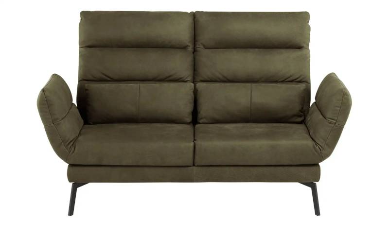 Max Schelling Sofa 2-sitzig  aus Echtleder Sentence Komfort  ¦ grün ¦ Maße (cm): B: 205 H: 108 T: 205.0 Polstermöbel > Sofas > 2-Sitzer - Höffner