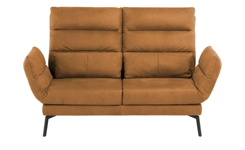 Max Schelling Sofa 2-sitzig  aus Echtleder Sentence Komfort  ¦ orange ¦ Maße (cm): B: 205 H: 108 T: 205.0 Polstermöbel > Sofas > 2-Sitzer - Möbel Kraft