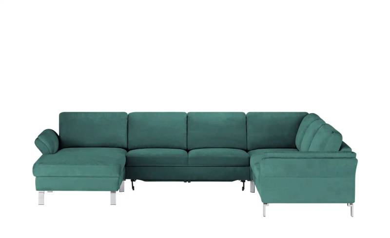 Max Schelling Wohnlandschaft  Maximum ¦ türkis/petrol ¦ Maße (cm): B: 323 H: 86 T: 255.0 Polstermöbel > Sofas > Schlafsofas - Möbel Kraft