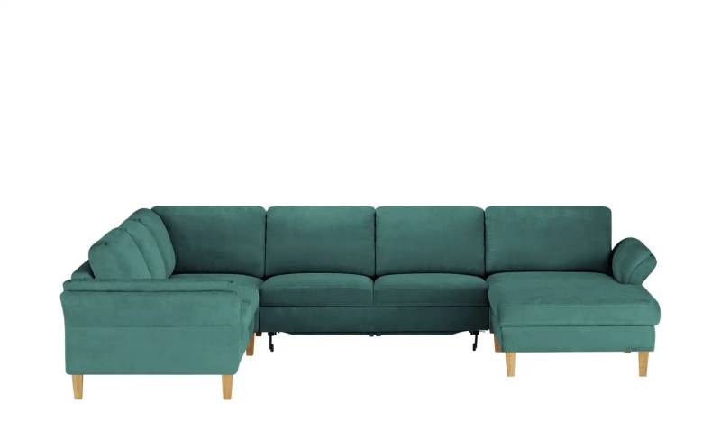 Max Schelling Wohnlandschaft  Maximum ¦ türkis/petrol ¦ Maße (cm): B: 323 H: 86 T: 255.0 Polstermöbel > Sofas > Schlafsofas - Möbel Kraft