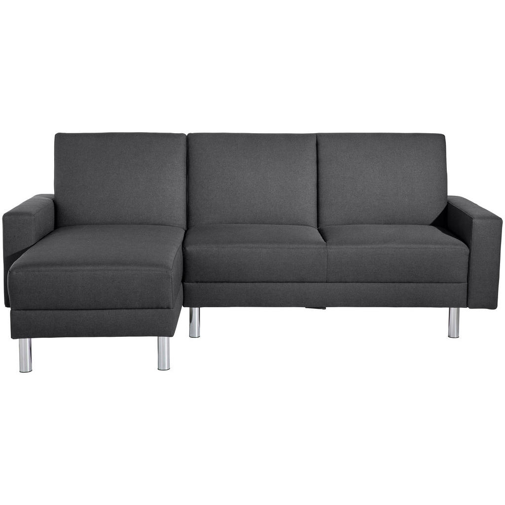 Max Winzer Eckschlafsofa, Graphit, Textil, 3-Sitzer, Füllung: Polyetherschaumkern, 230x152 cm, Goldenes M, Made in Europe, Schlafen auf Sitzhöhe, Rücken echt, Armteil links, rechts, Wohnzimmer, Sofas & Couches, Wohnlandschaften von Max Winzer