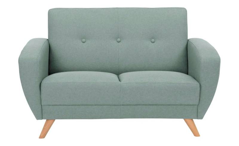 Max Winzer Einzelsofa  Jerry ¦ türkis/petrol ¦ Maße (cm): B: 136 H: 85 Polstermöbel > Sofas > 2-Sitzer - Möbel Kraft
