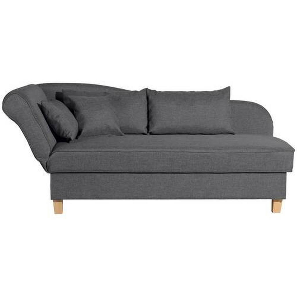 Max Winzer Récamiere Selma, Graphit, Textil, Buche, Uni, Füllung: Schaumstoff, 88x82x190 cm, Goldenes M, Made in Europe, Rücken echt, Armteil links, Wohnzimmer, Sofas & Couches, Sofas, Recamieren von Max Winzer