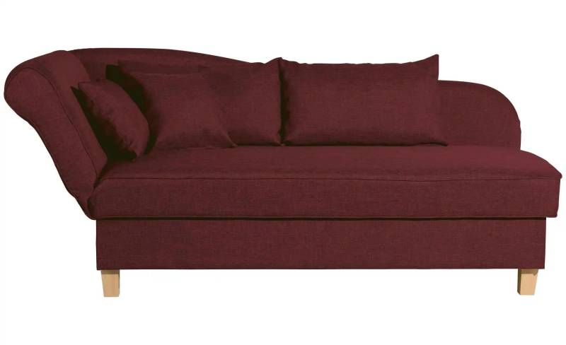 Max Winzer Recamiere  Selma ¦ rot ¦ Maße (cm): B: 200 H: 82 Polstermöbel > Ottomanen & Recamiere - Höffner