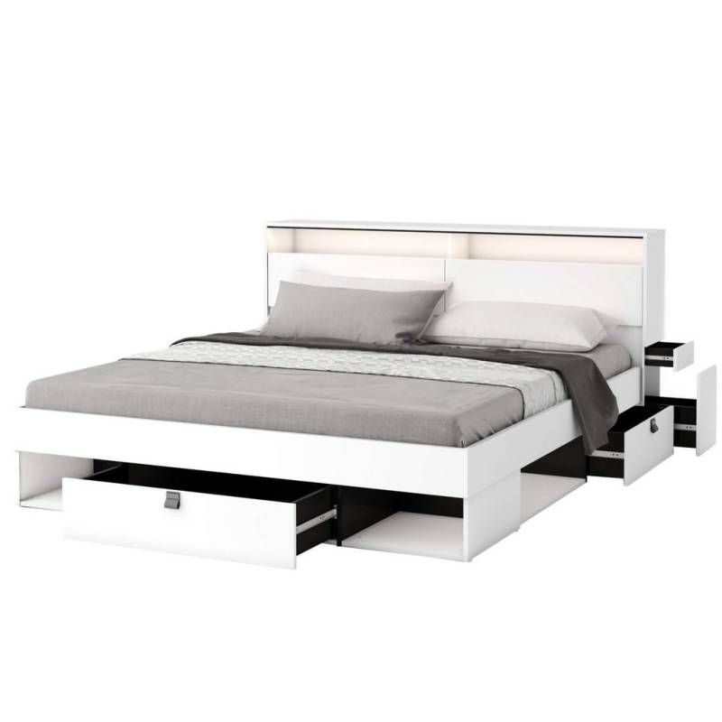 Meblini FUNKTIONSBETT Weiß