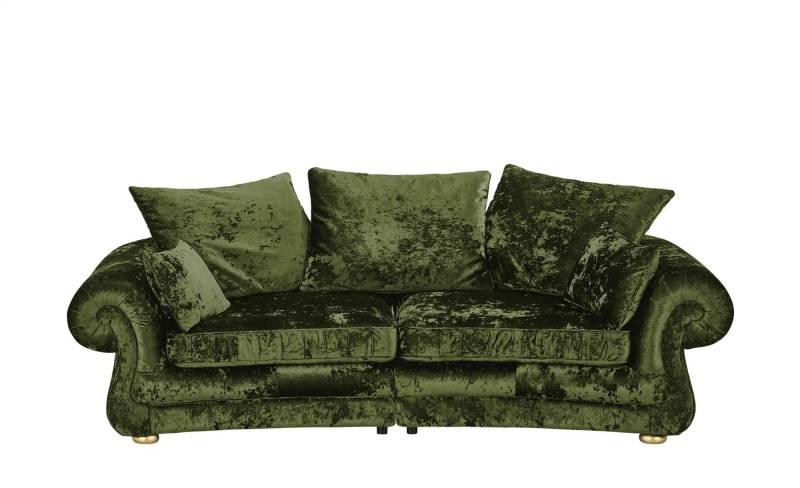 Megasofa Mikrofaser Sensation ¦ grün ¦ Maße (cm): B: 280 H: 82 T: 135.0 Polstermöbel > Sofas > 3-Sitzer - Höffner