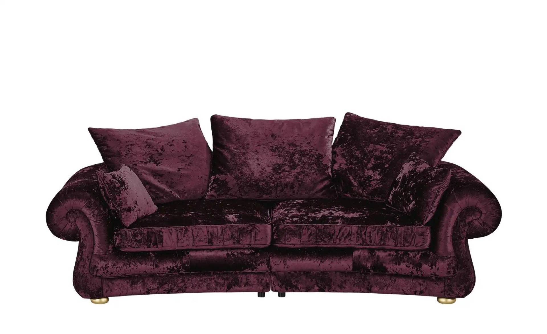 Megasofa Mikrofaser  ¦ lila/violett ¦ Maße (cm): B: 280 H: 82 T: 135.0 Polstermöbel > Sofas > 3-Sitzer - Möbel Kraft