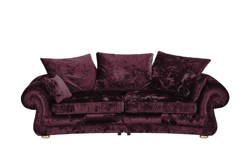 Megasofa Mikrofaser  ¦ lila/violett ¦ Maße (cm): B: 280 H: 82 T: 135.0 Polstermöbel > Sofas > 3-Sitzer - Möbel Kraft