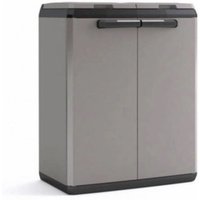 Mehrzweck-Kleiderschrank mit zwei Türen Grau SPLIT BASIC 68x39x h87cm