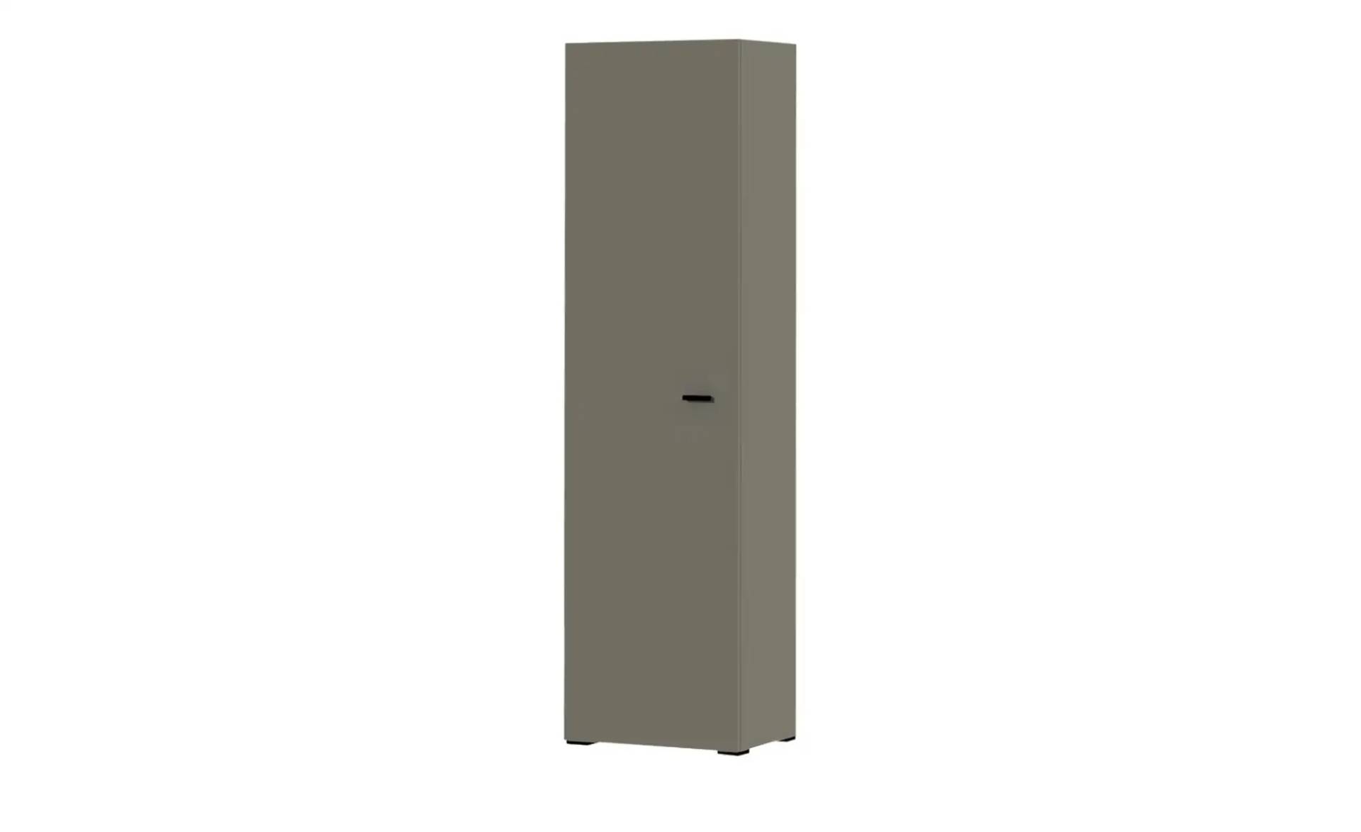 Mehrzweckschrank    ¦ grau ¦ Maße (cm): B: 52 H: 191 T: 36.0 Garderoben & Kleiderstangen > Garderobenschränke - Möbel Kraft