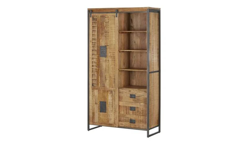 Mehrzweckschrank   ¦ holzfarben ¦ Maße (cm): B: 110 H: 200 T: 45.0 Kommoden & Sideboards > Vitrinen - Möbel Kraft
