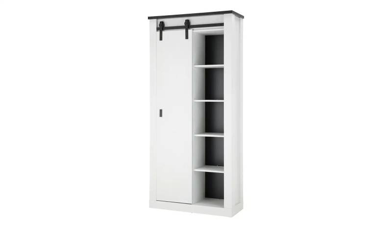 Mehrzweckschrank   ¦ weiß ¦ Maße (cm): B: 92 H: 200 T: 37.0 Garderoben & Kleiderstangen > Garderobenschränke - Möbel Kraft